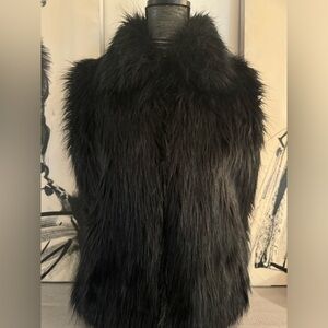 INC Faux Fur Vest